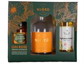 Gin Rose - Signaturcocktailsæt fra NJORD Gin i flot gaveæske
